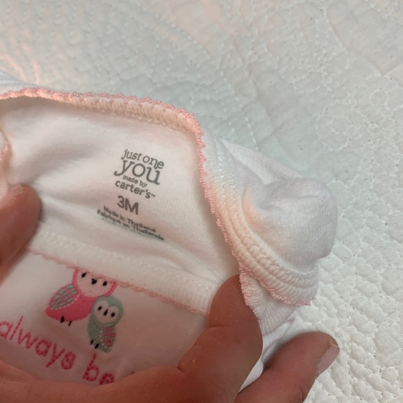 3 Carter’s sets Bundle with an extra long sleeves onesie size 3M - Picture 7 of 9
